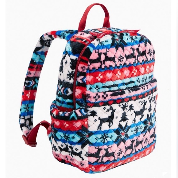 Vera Bradley Nordic Stripe Fleece Backpack NEW main image 7
